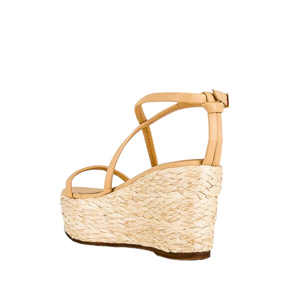 REVOLVE- Kaanas Colon Wedge in Vanilla size 9 - Picture 2 of 6